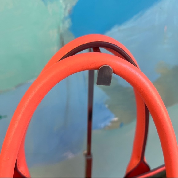 Rare Salmon Large Amelia Tote in Vachetta Florentine Leather Dooney & Bourke - Picture 11 of 16